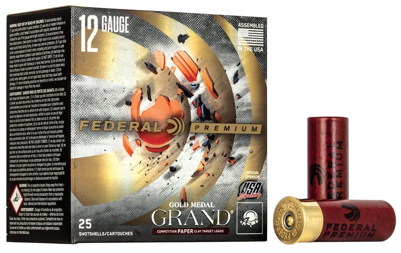 Federal Premium Gold Medal Grand Paper 12 GA #7.5-Shot 25-Rounds 2.75"