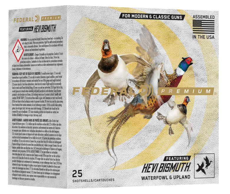 Federal Premium HEVI-Bismuth 12 GA #3 Shot 1-3/8 oz 25-Rounds 3"