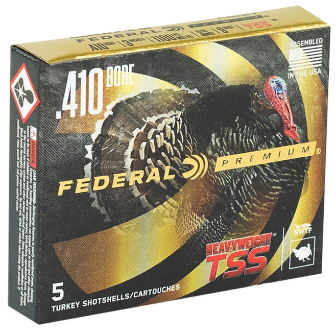 Federal Premium Turkey Heavyweight TSS .410 GA #7 Shot 13/16 oz 5-Rounds 3"