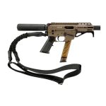 Freedom Ordnance FX9 Flat Dark Earth 9mm 4" Barrel 32-Rounds w/ Single Point Bungee Sling