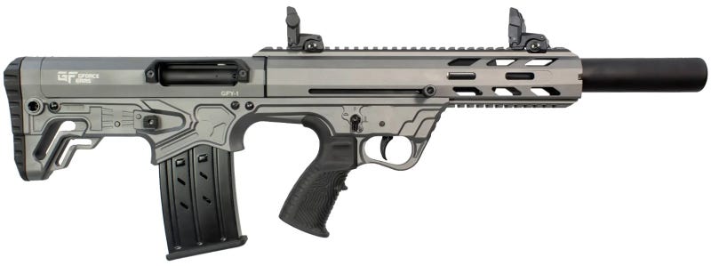 G-Force GFY-1 Tactical Grey 12 GA 18.5" Barrel 5-Rounds