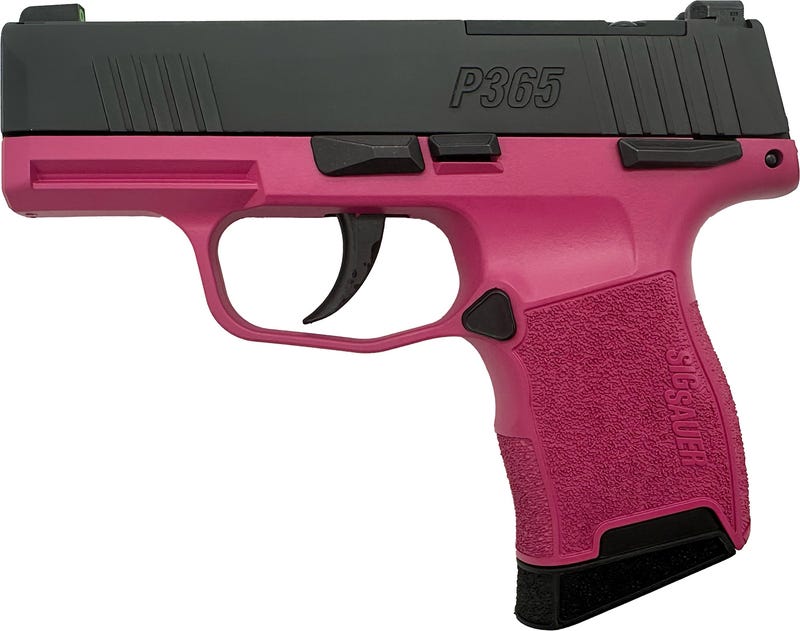 Sig Sauer P365 Pink 9mm 3.1" Barrel 10-Rounds Optics Ready Manual Safety