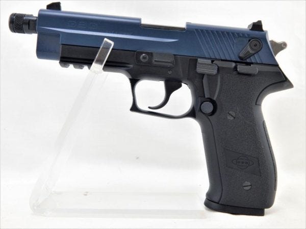 GSG Firefly Blue .22 LR 4.9" Barrel 10-Rounds Threaded Barrel