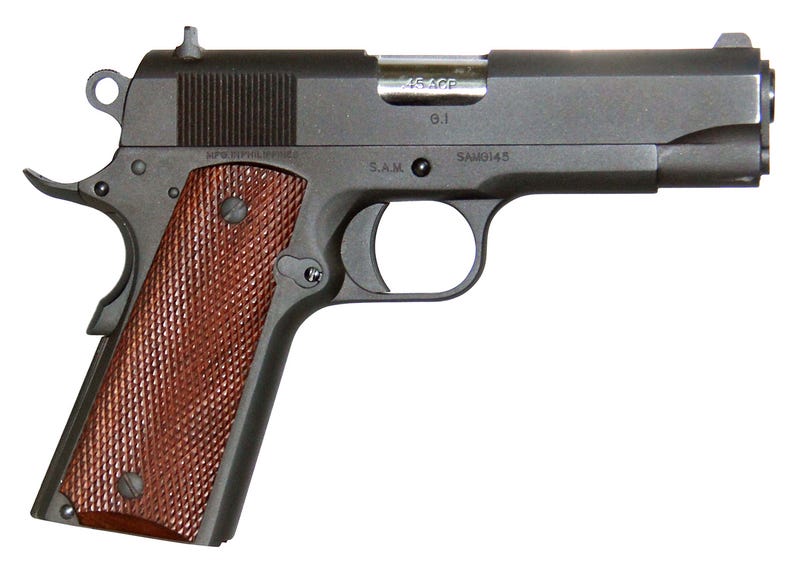 Global Trade Defense GI 1911 .45 ACP 4.25" Barrel 8-Rounds Wood Grip