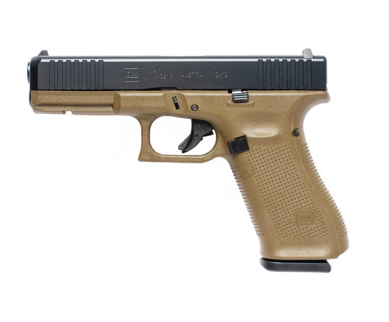 Glock 17 Gen 5 Flat Dark Earth / Black 9mm 4.49" Barrel 10-Rounds Mod 1 Frame