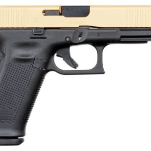 Glock 17 Gen5 Black / Gold 9mm 4.49" Barrel 17-Rounds - HANDGUNS - Miami Shooters Supply