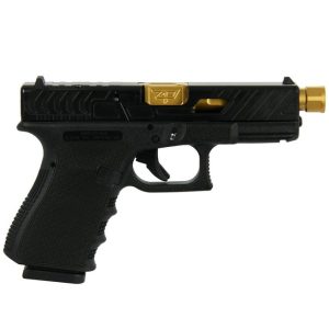 Glock 19 Gen 3 9mm 4.6" Barrel 15-Rounds Bear Cut with Gold Barrel Chainmail - HANDGUNS - Miami Shooters Supply
