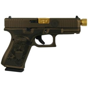 Glock 19 Gen 5 Flat Dark Earth 9mm 4.6" Barrel 15-Rounds Trump Edition - HANDGUNS - Miami Shooters Supply