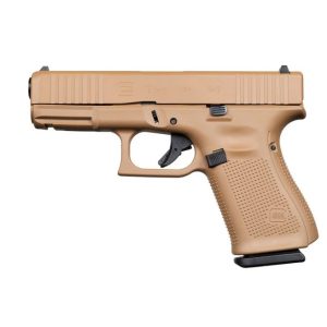 Glock 19 Gen5 Dark Earth 9mm 4.02" Barrel 15-Rounds - HANDGUNS - Miami Shooters Supply