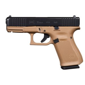 Glock 19 Gen5 Dark Earth/Black 9mm 4.02" Barrel 15-Rounds - HANDGUNS - Miami Shooters Supply