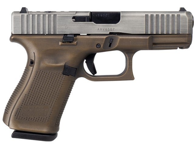 Glock 19 Gen5 MOS "Titan" Brown / Grey 9mm 4.02" Barrel 15-Rounds