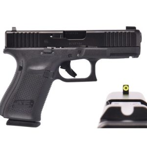 Glock 19 Gen5 9mm 4.02" Barrel 10-Rounds Ameriglo Night Sights - HANDGUNS - Miami Shooters Supply
