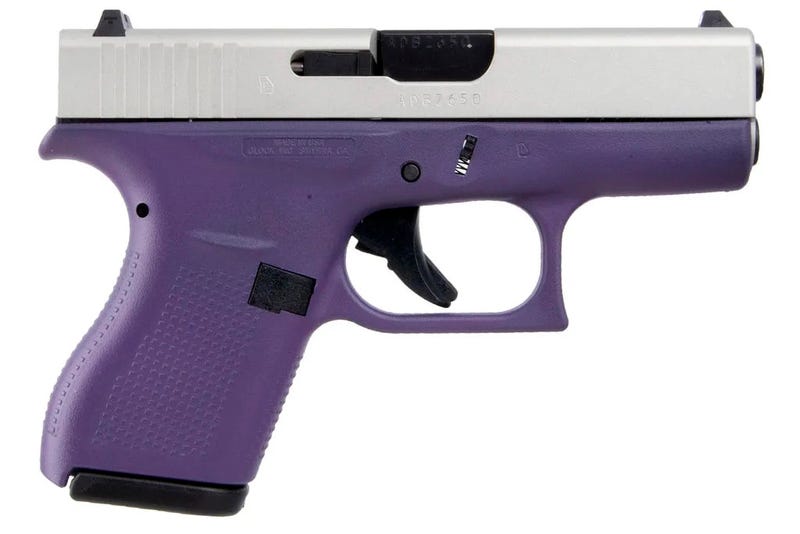 Glock 42 Purple / Aluminum .380 ACP 3.2" Barrel 6-Rounds