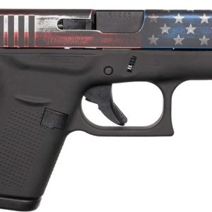 Glock 42 Distressed American Flag .380 ACP 3.25" Barrel 6-Rounds - HANDGUNS - Miami Shooters Supply