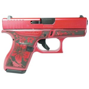 Glock 42 Custom "Cherry Blossom Medusa Pink" .380 ACP 3.25" Barrel 6-Rounds - HANDGUNS - Miami Shooters Supply