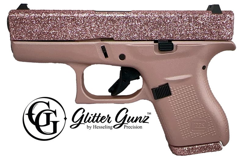 Glock 42 Rose Gold Glitter .380 ACP 3.25" Barrel 6-Rounds