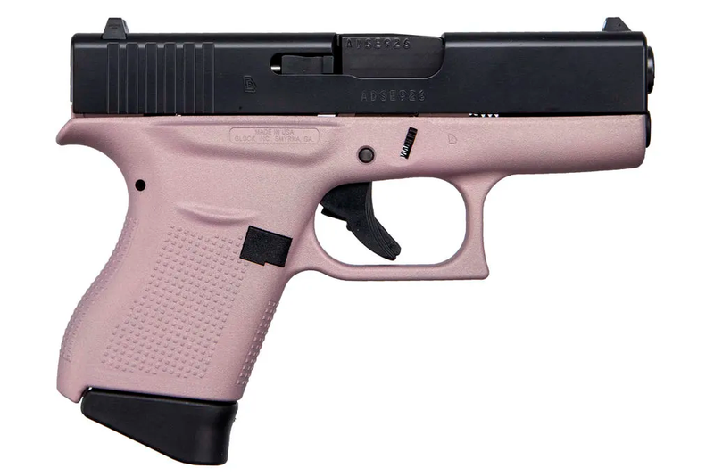 Glock 43 Pink 9mm 3.39" Barrel 6-Rounds