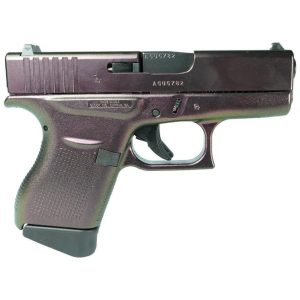 Glock 43 Custom "Shimmering Razorback" 9mm 3.4" Barrel 6-Rounds - HANDGUNS - Miami Shooters Supply