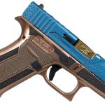 Glock 43X "Blue Hush" Blue / Brown 9mm 3.4" Barrel 10-Rounds