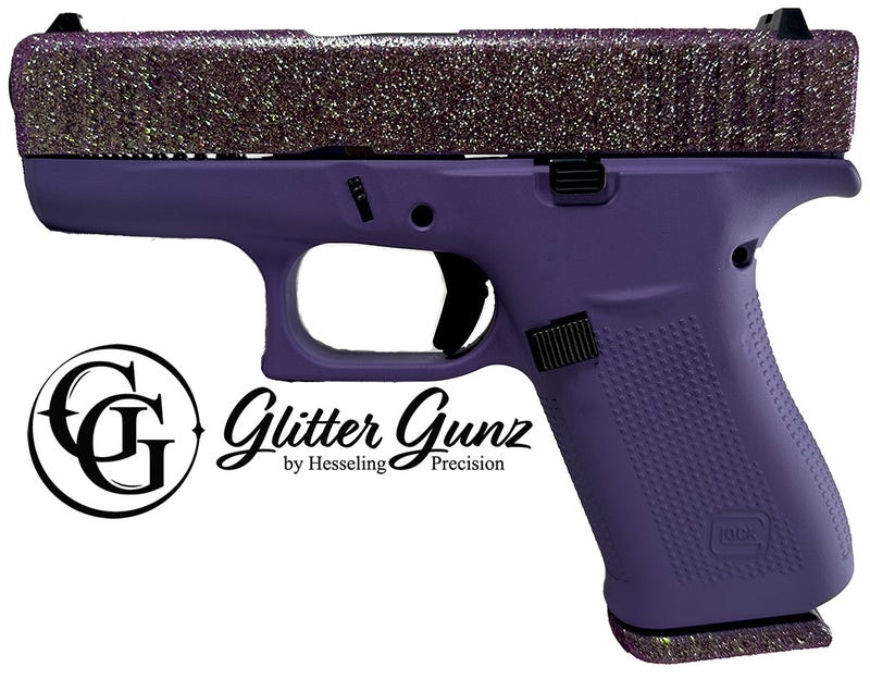 Glock 43X "Joker Purple Glitter" 9mm 3.4" Barrel 10-Rounds