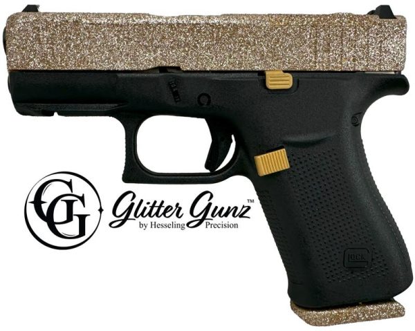 Glock 43X MOS "Midas" Black / Gold 9mm 3.4" Barrel 10-Rounds