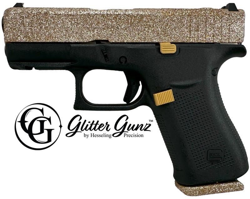 Glock 43X MOS "Midas" Black / Gold 9mm 3.4" Barrel 10-Rounds