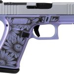 Glock 43X MOS Miss Daisy Purple / Silver 9mm 3.4" Barrel 10-Rounds