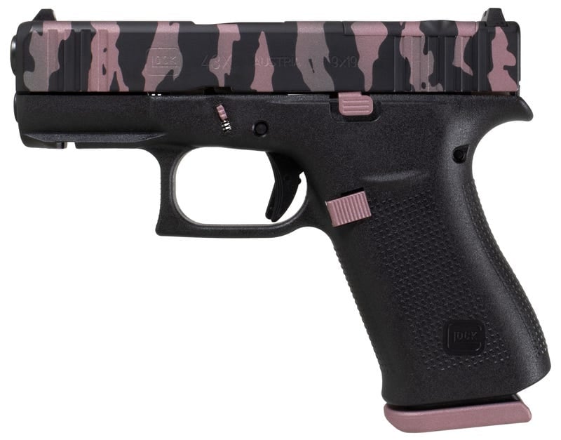 Glock 43X MOS "Pink Tigress" 9mm 3.4" Barrel 10-Rounds