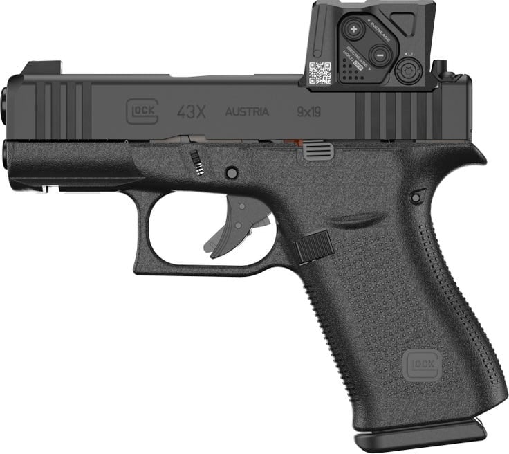 Glock 43X MOS8 9mm 3.4" Barrel 10-Rounds w/ Aimpoint COA