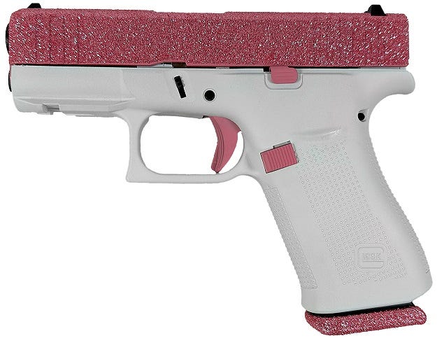 Glock 43X Frost/Bubblegum Cerakote 9mm 3.4" Barrel 10-Rounds