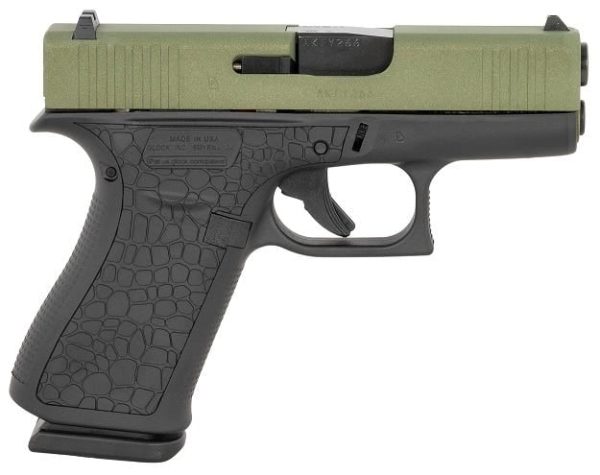 Glock 43X Bayou Green Cerakote 9mm 3.4" Barrel 10-Rounds