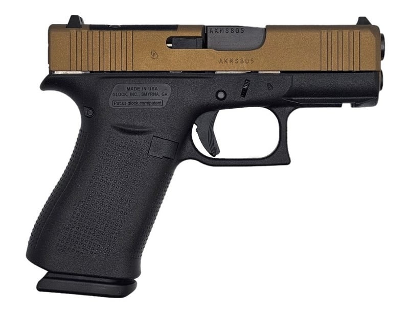 Glock 43X Burnt Bronze Slide 9mm 3.4" Barrel 10-Rounds