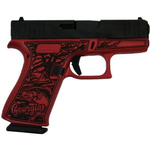 Glock 43x Custom "Georgia Red" 9mm 3.4" Barrel 10-Rounds