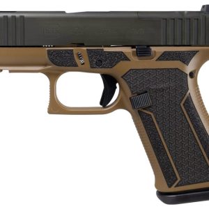 Glock 43x MOS "Happy Little Trees" Flat Dark Earth / Black 9mm 3.4" Barrel 10-Rounds
