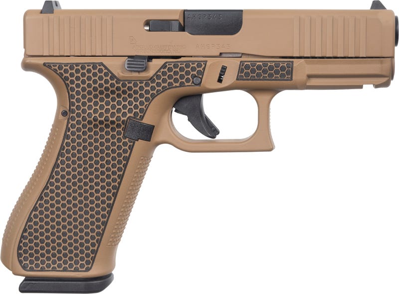 Glock 45 "Honeycomb" Patriot Brown 9mm 4.02" Barrel 17-Rounds