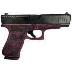Glock 48 Custom "Black Cherry Paisley Frame" 9mm 4.17" Barrel 10-Rounds
