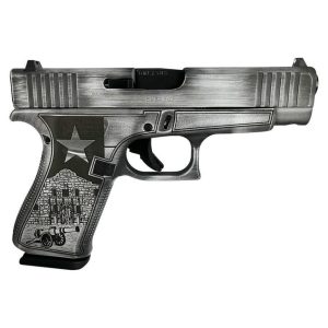 Glock 48 Custom "Texas Silver" 9mm 4.17" Barrel 10-Rounds