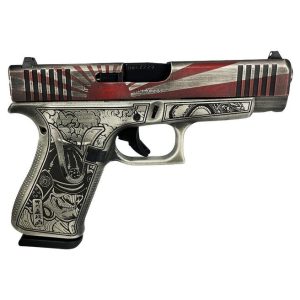 Glock 48 Gen 5 Custom "Rising Sun" Red 9mm 4.17" Barrel 10-Rounds
