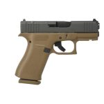 Glock G43X MOS Flat Dark Earth / Black 9mm 3.39" Barrel 10-Rounds