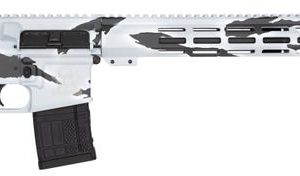 Great Lakes Firearms and Ammunition AR-15 Pursuit Snow Camo .450 BM 18" Barrel 5-Rounds