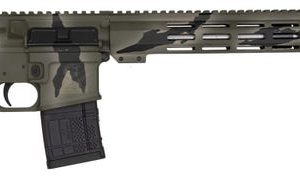 Great Lakes Firearms and Ammunition AR-15 Pursuit Green Camo/SS .450 BM 18" Barrel 5-Rounds