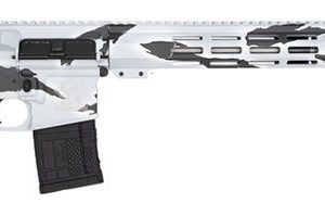 Great Lakes Firearms and Ammunition AR-15 Pursuit Snow Camo/SS .450 BM 18" Barrel 5-Rounds