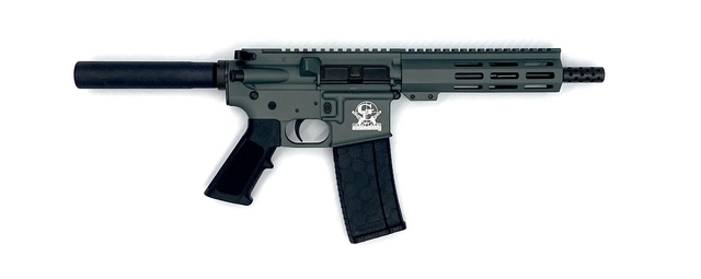 GLFA AR-15 Pistol Charcoal Green .223 Wylde 7.5" Barrel 30-Rounds 7" Handguard