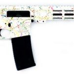 Great Lakes Firearms and Ammunition AR-15 Splatter White .223 Wylde 16" Barrel 30-Rounds