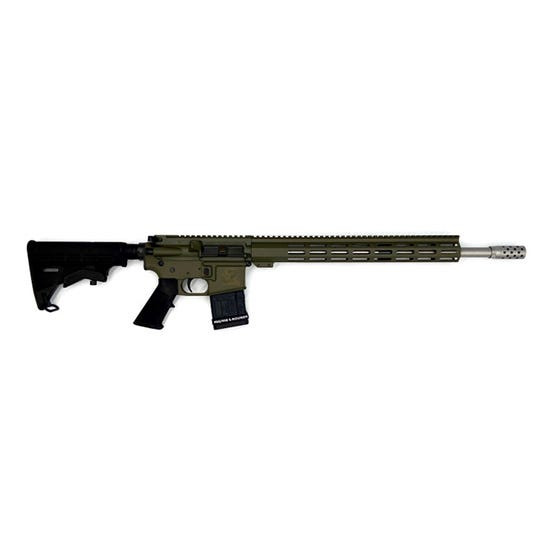 Great Lakes Firearms and Ammunition Ar-15 OD Green .450 BM 18" Barrel 5-Rounds