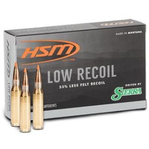 HSM/Hunting Shack Low Recoil Rifle Ammunition .243 Win 85-Grain 20-Rounds PT