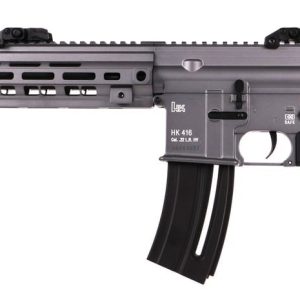 Heckler and Koch HK416 Pistol Grey .22 LR 8.5" Barrel 20-Rounds Flip-Up Sights