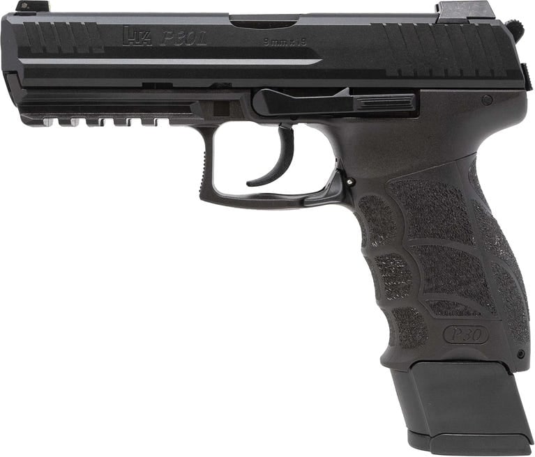 Heckler and Koch P30L V3 9mm 4.45" Barrel 17/20-Rounds