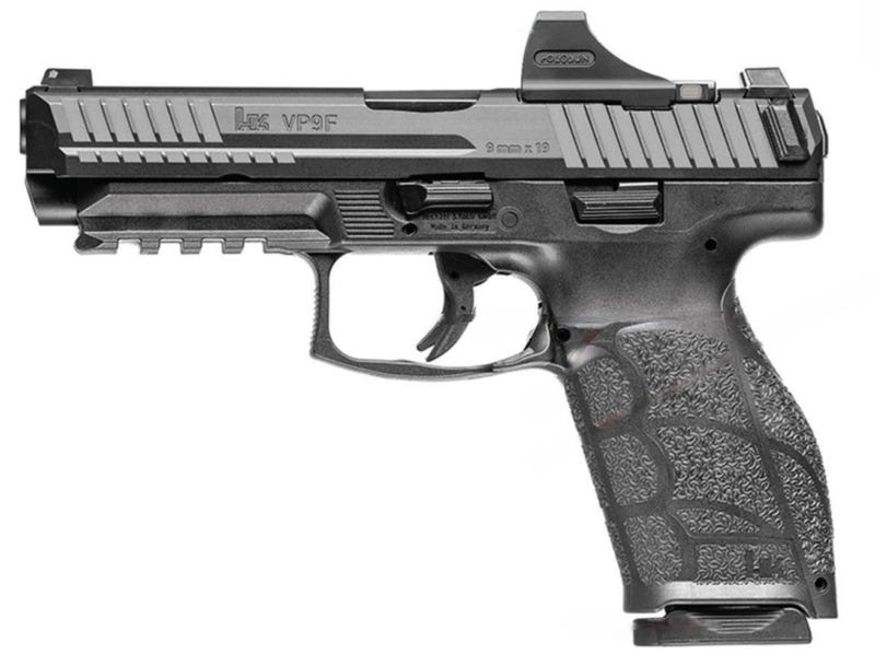 Heckler and Koch VP9A1 F OR 9mm 4.5" Barrel 10-Rounds w/ Holosun SCS