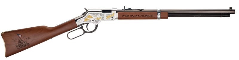 Henry Repeating Arms Golden Boy Spirit of the Corps Walnut / Nickel / Gold .22 LR/S/L 20" Barrel 16/21-Rounds